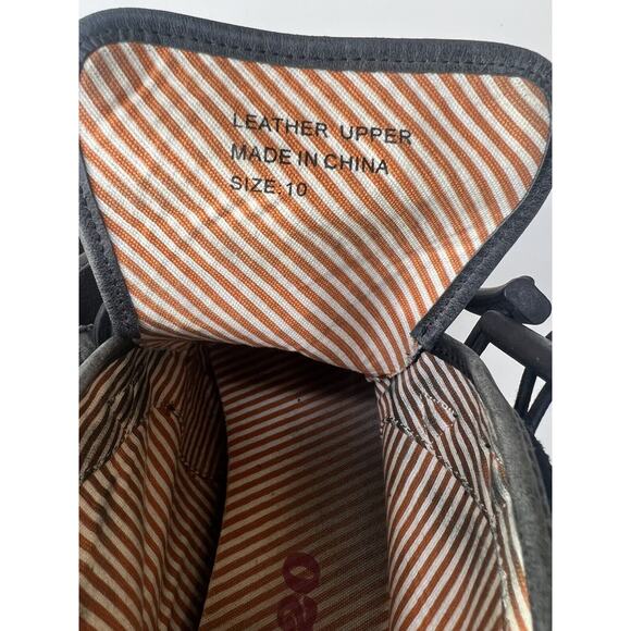 Anthropologie 80%20 Hidden Wedge Ankle Bootie Womens 10 Black Suede Toggle - Picture 13 of 13